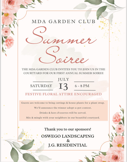 Garden Club Summer Soiree