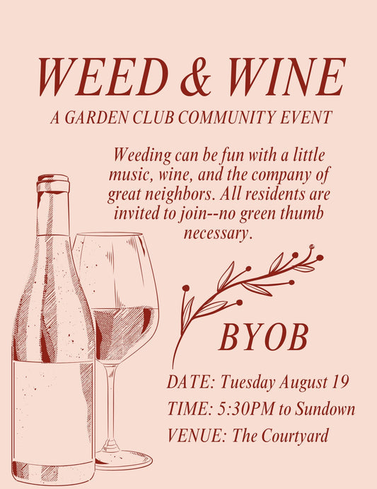 Weed & Wine Community Event